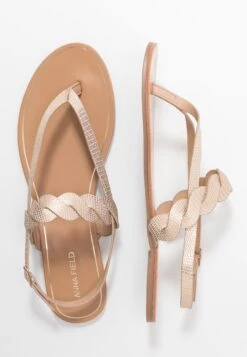 Teensandalen - Rose-Gold 12 Teensandalen - Rose-Gold -Anna Field 0e14fe40f45a4db289f49566e5d77e82