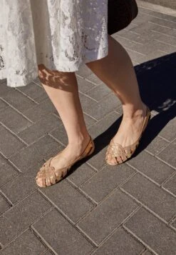 Anna Field Leather - Peeptoe Ballerina'S - Gold 12 Anna Field Leather - Peeptoe Ballerina'S - Gold -Anna Field 0ef96dcbe1e54b399c92c0e4f8428919