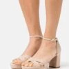 Leather - Sandalen Met Plateauzool - Beige 2 Leather - Sandalen Met Plateauzool - Beige -Anna Field 14874fb7a3704fde8e20002f98831cec