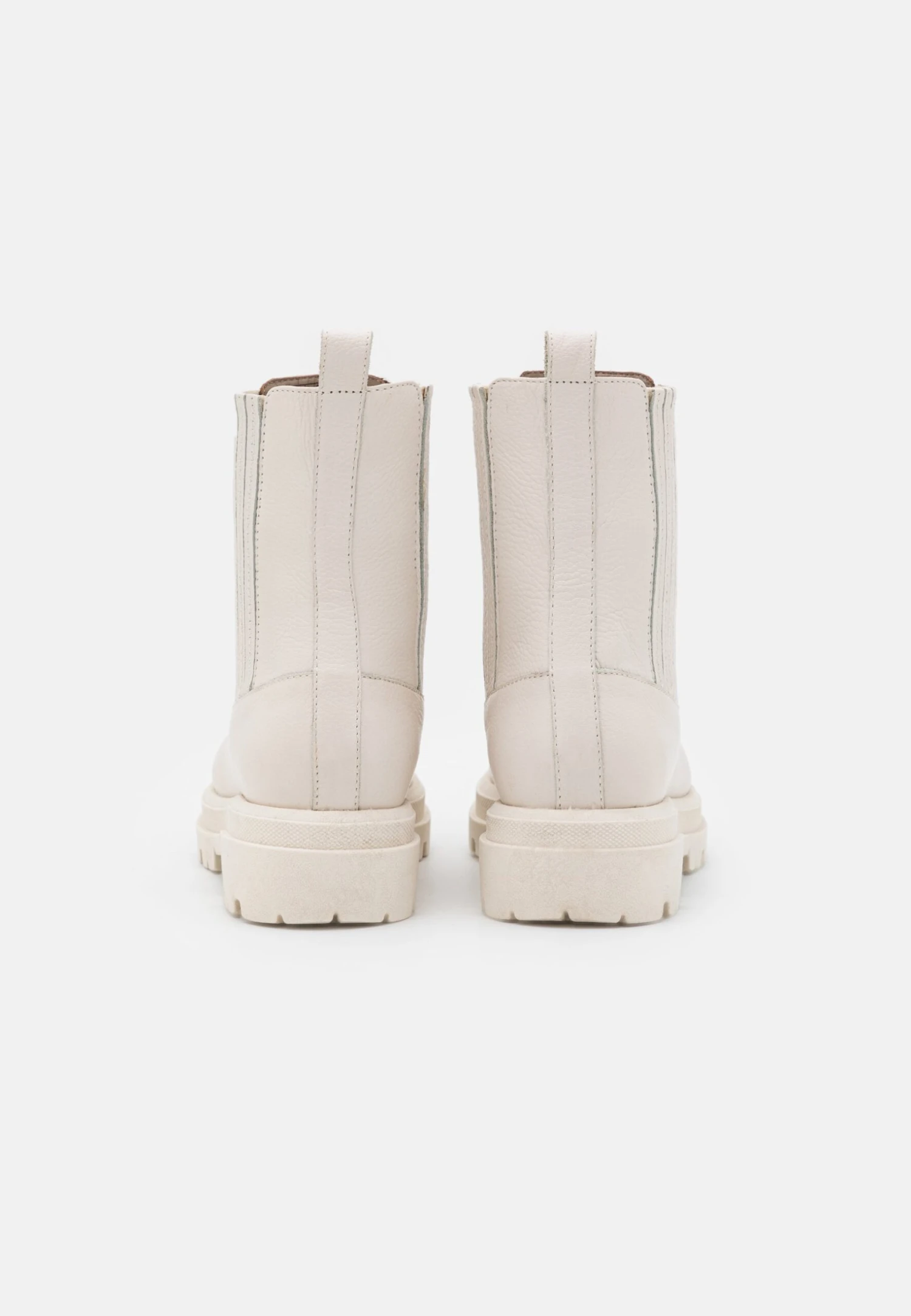 Anna Field Leather - Enkellaarsjes Met Plateauzool - Off-White 5 Anna Field Leather - Enkellaarsjes Met Plateauzool - Off-White - Afbeelding 4