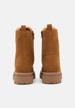 Anna Field Leather - Enkellaarsjes Met Plateauzool - Cognac -Anna Field 16487d3f1b7746a4befc816bdbe569c8