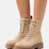 Anna Field Leather - Enkellaarsjes Met Plateauzool - Beige -Anna Field 25b299f288444c0db629a992584e9c19
