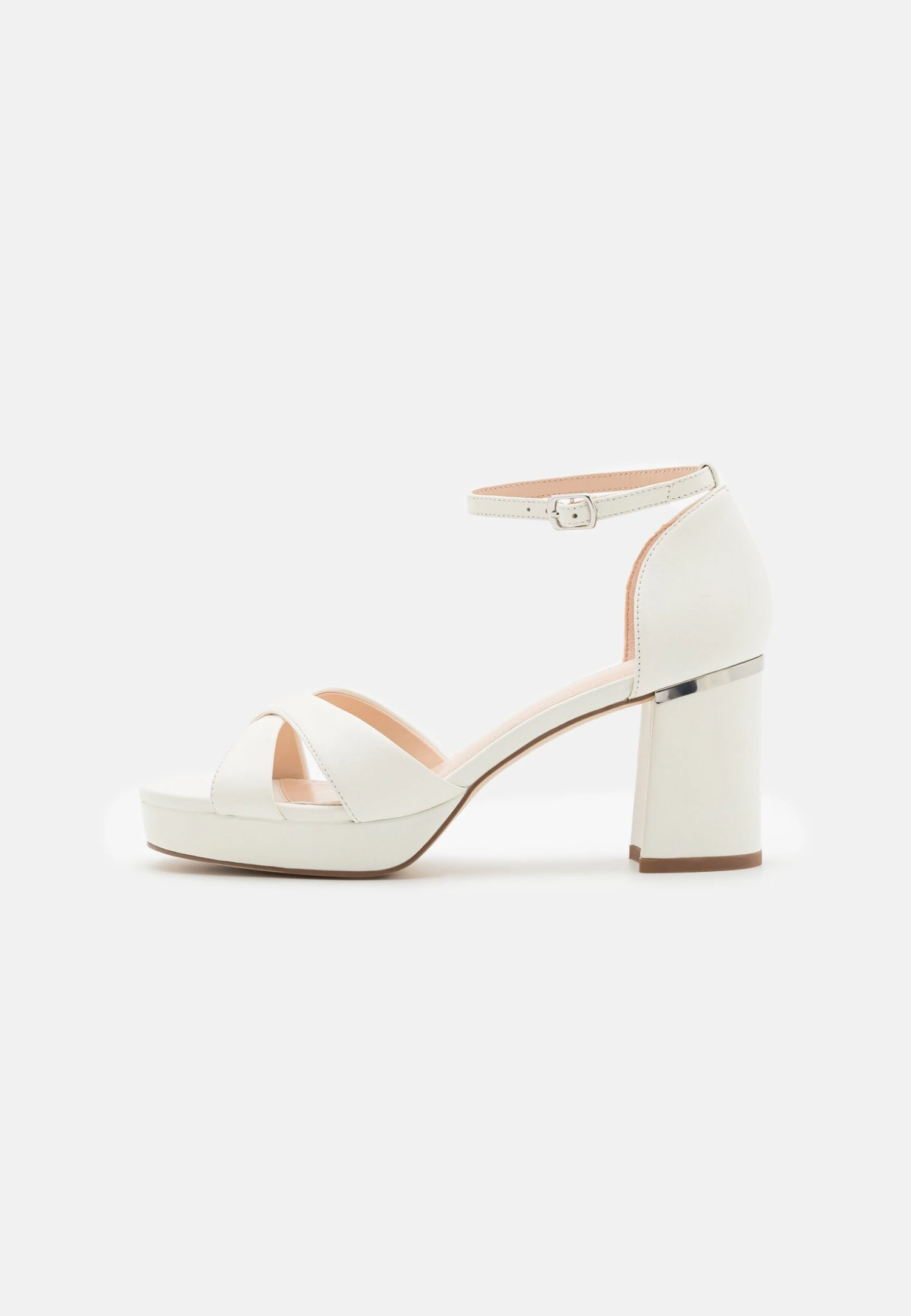 Leather - Sandalen Met Plateauzool - White 4 Leather - Sandalen Met Plateauzool - White - Afbeelding 2