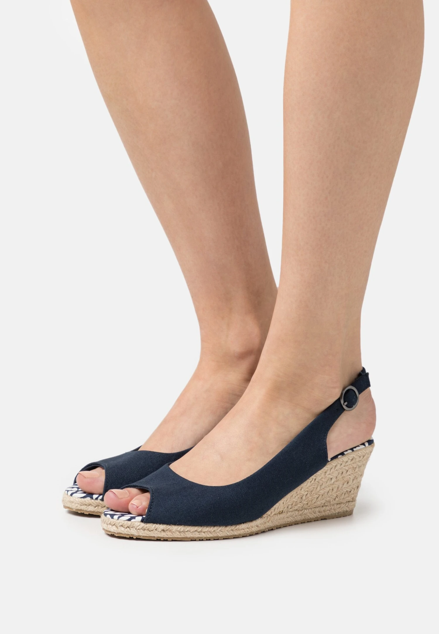 Anna Field Sandalen Met Sleehak - Dark Blue 3 Anna Field Sandalen Met Sleehak - Dark Blue