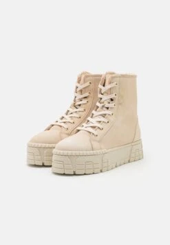 Anna Field Leather- Enkellaarsjes Met Plateauzool - Beige -Anna Field 3c7051c207e044d2bcac9e7e7429abda