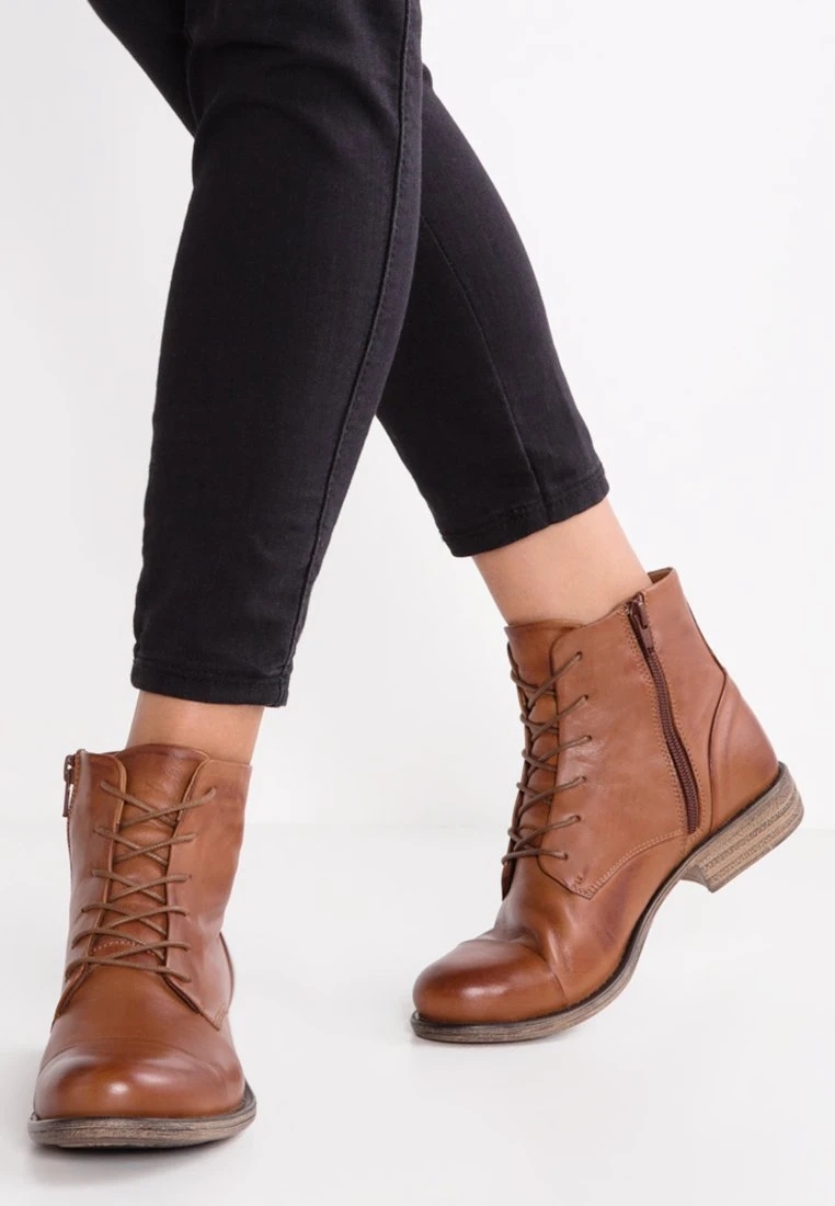Anna Field Leather Booties - Korte Laarzen - Cognac 2 Anna Field Leather Booties - Korte Laarzen - Cognac