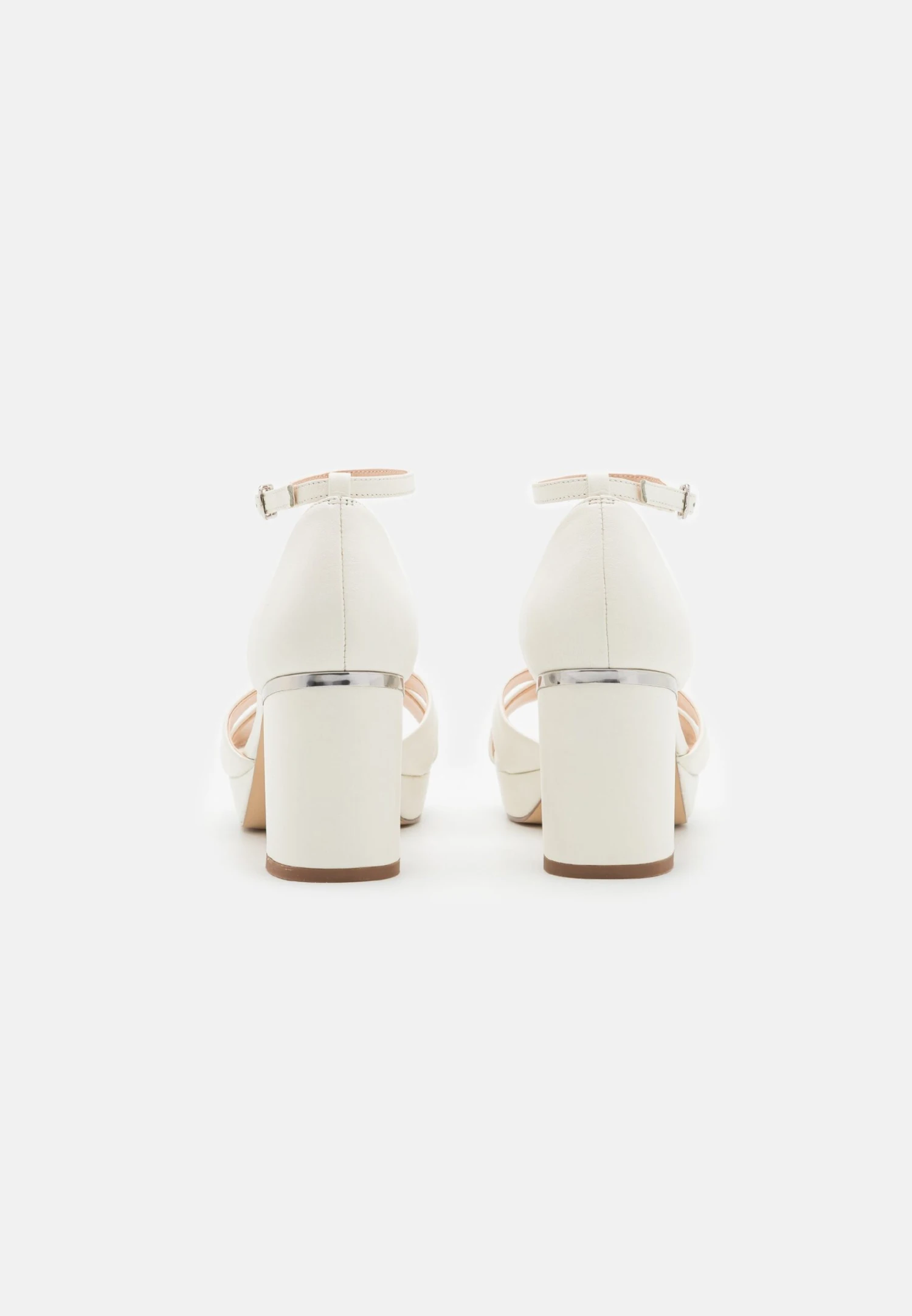 Leather - Sandalen Met Plateauzool - White 6 Leather - Sandalen Met Plateauzool - White - Afbeelding 4