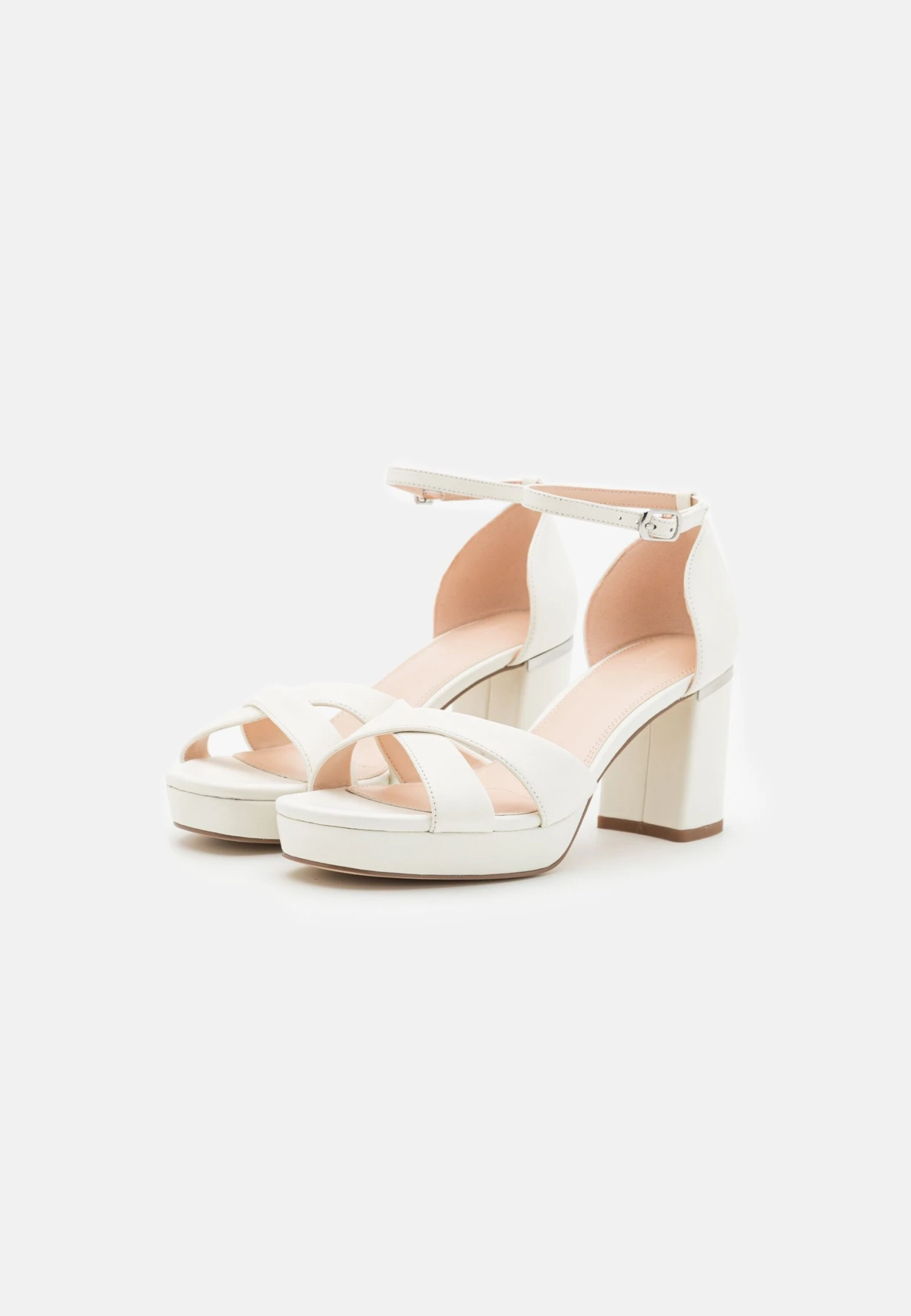 Leather - Sandalen Met Plateauzool - White 5 Leather - Sandalen Met Plateauzool - White - Afbeelding 3