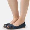 Anna Field Peeptoe Ballerina'S - Blue -Anna Field 809582c355534c0492a139932d414fed
