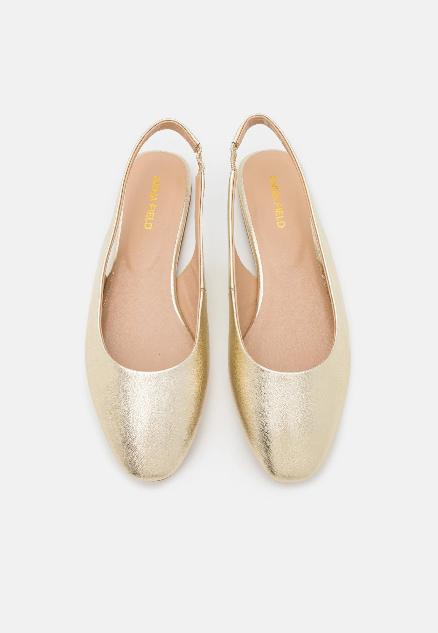 Anna Field Leather - Slingback Ballerina´S - Gold 8 Anna Field Leather - Slingback Ballerina´S - Gold - Afbeelding 6