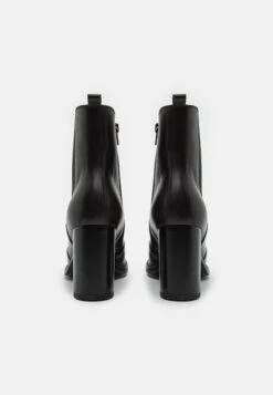 Leather- Enkellaarsjes Met Hoge Hak - Black -Anna Field 8285c3f6f7d94045bb79e27db56d5a46
