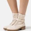 Anna Field Veterboots - Beige -Anna Field 87f424c0f6c44a8fa6993f1b2a31cfba