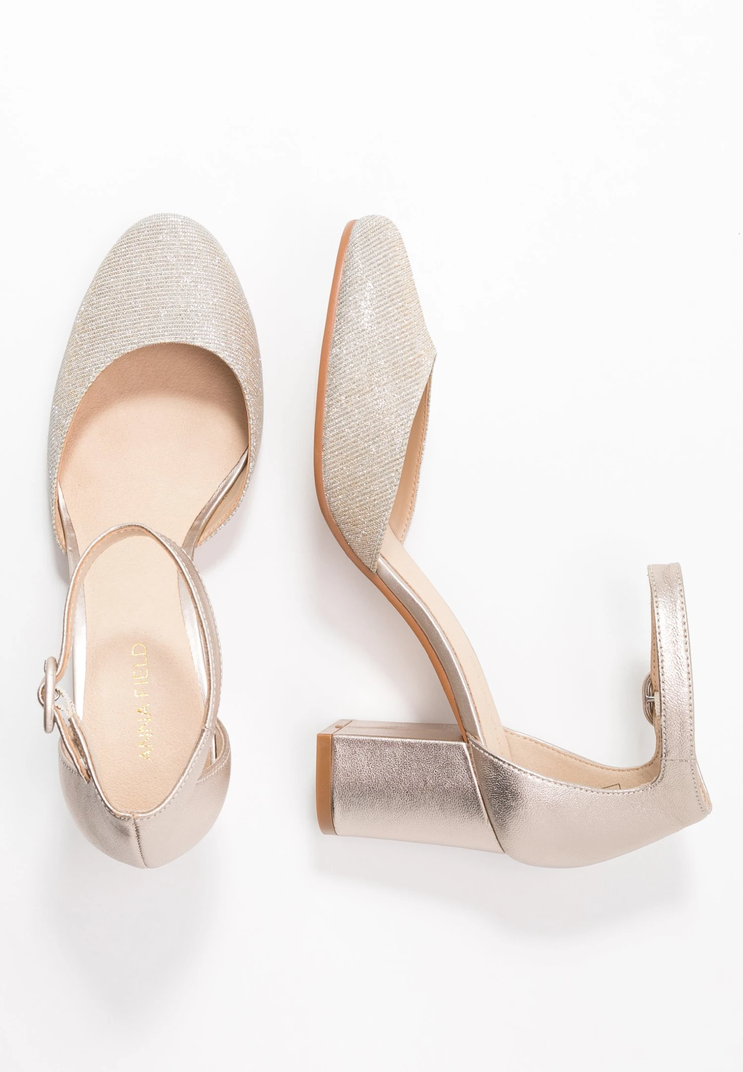 Anna Field Leather - Klassieke Pumps - Champagne 6 Anna Field Leather - Klassieke Pumps - Champagne - Afbeelding 4