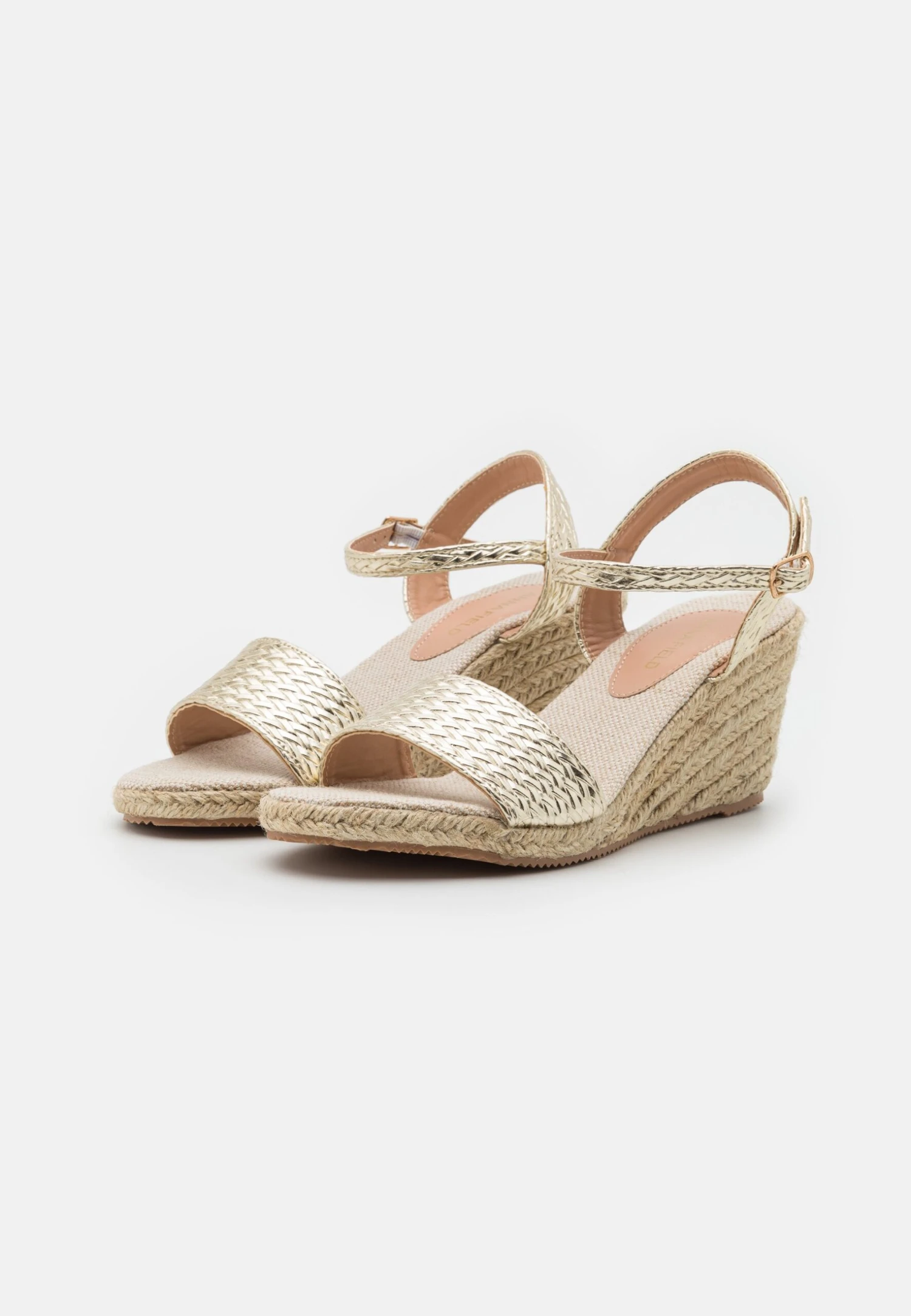 Anna Field Sandalen Met Sleehak - Gold 5 Anna Field Sandalen Met Sleehak - Gold - Afbeelding 3