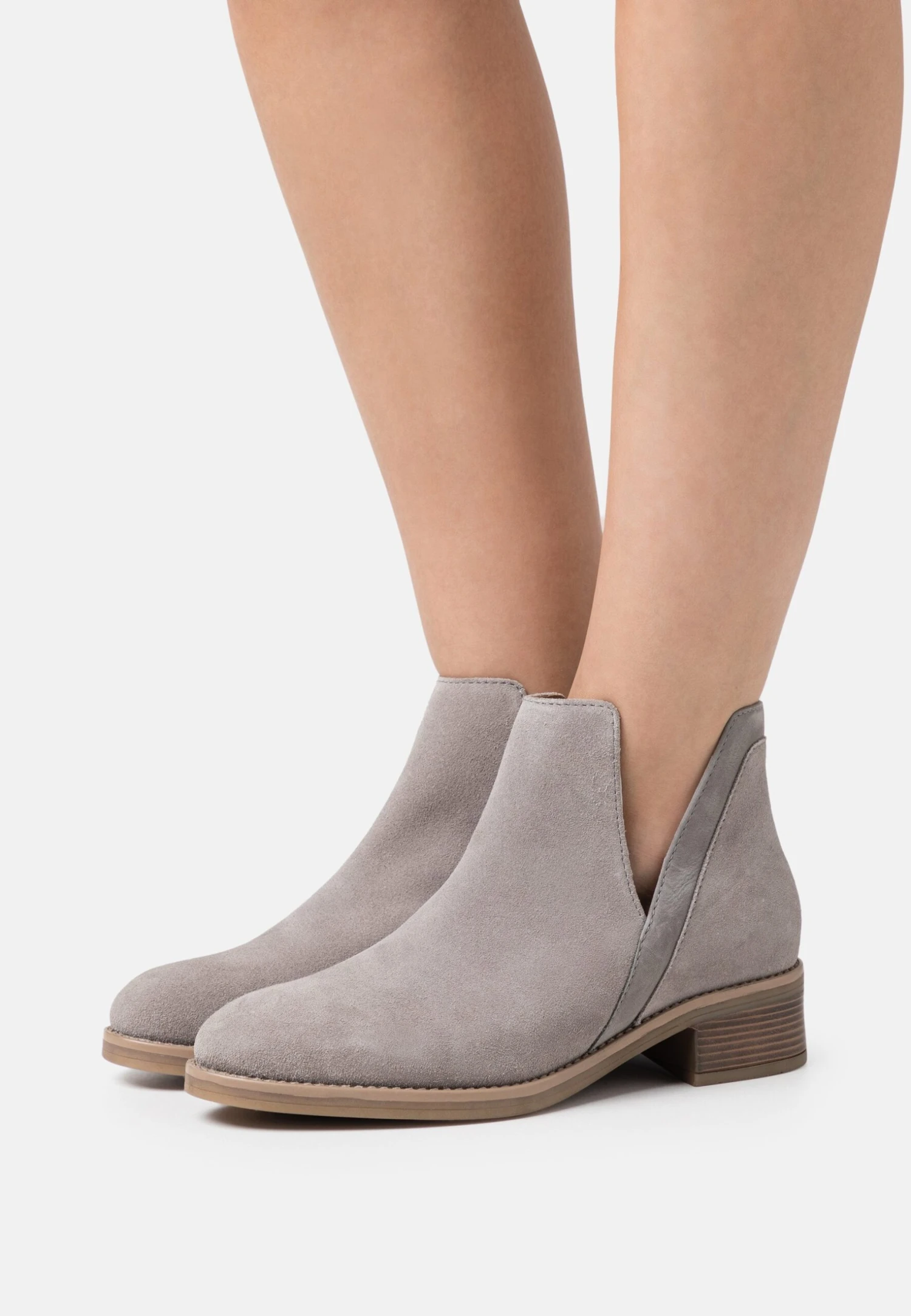 Anna Field Leather- Korte Laarzen - Grey 3 Anna Field Leather- Korte Laarzen - Grey