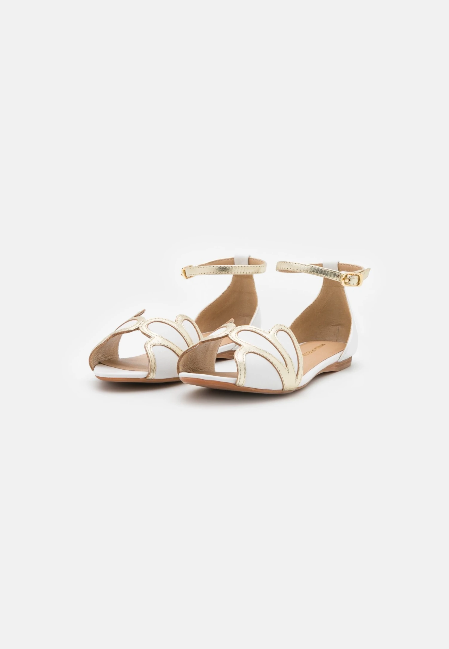 Anna Field Leather - Peeptoe Ballerina'S - White 5 Anna Field Leather - Peeptoe Ballerina'S - White - Afbeelding 3