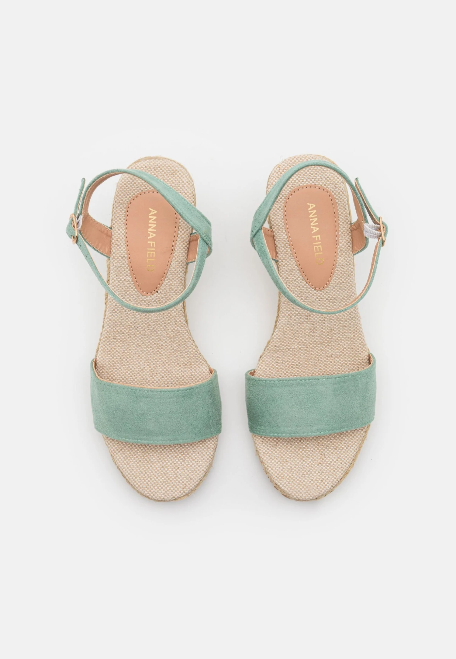 Anna Field Sandalen Met Sleehak - Mint 8 Anna Field Sandalen Met Sleehak - Mint - Afbeelding 6