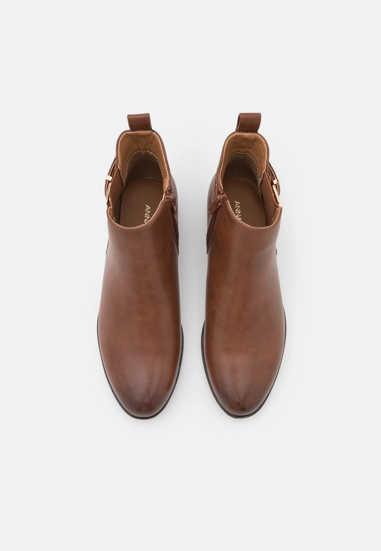 Anna Field Comfort - Korte Laarzen - Cognac 8 Anna Field Comfort - Korte Laarzen - Cognac - Afbeelding 6