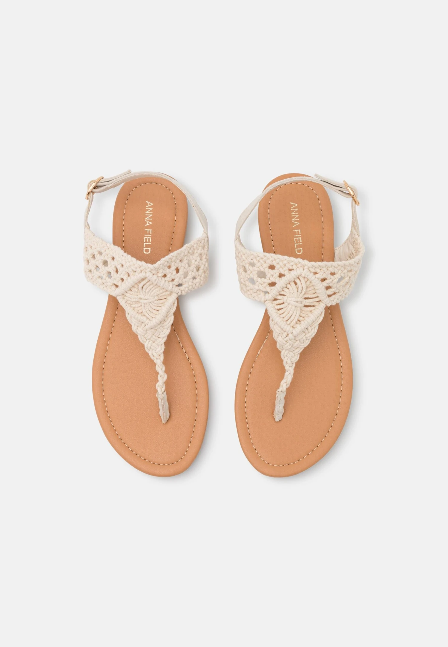 Anna Field Teensandalen - Off-White 8 Anna Field Teensandalen - Off-White - Afbeelding 6