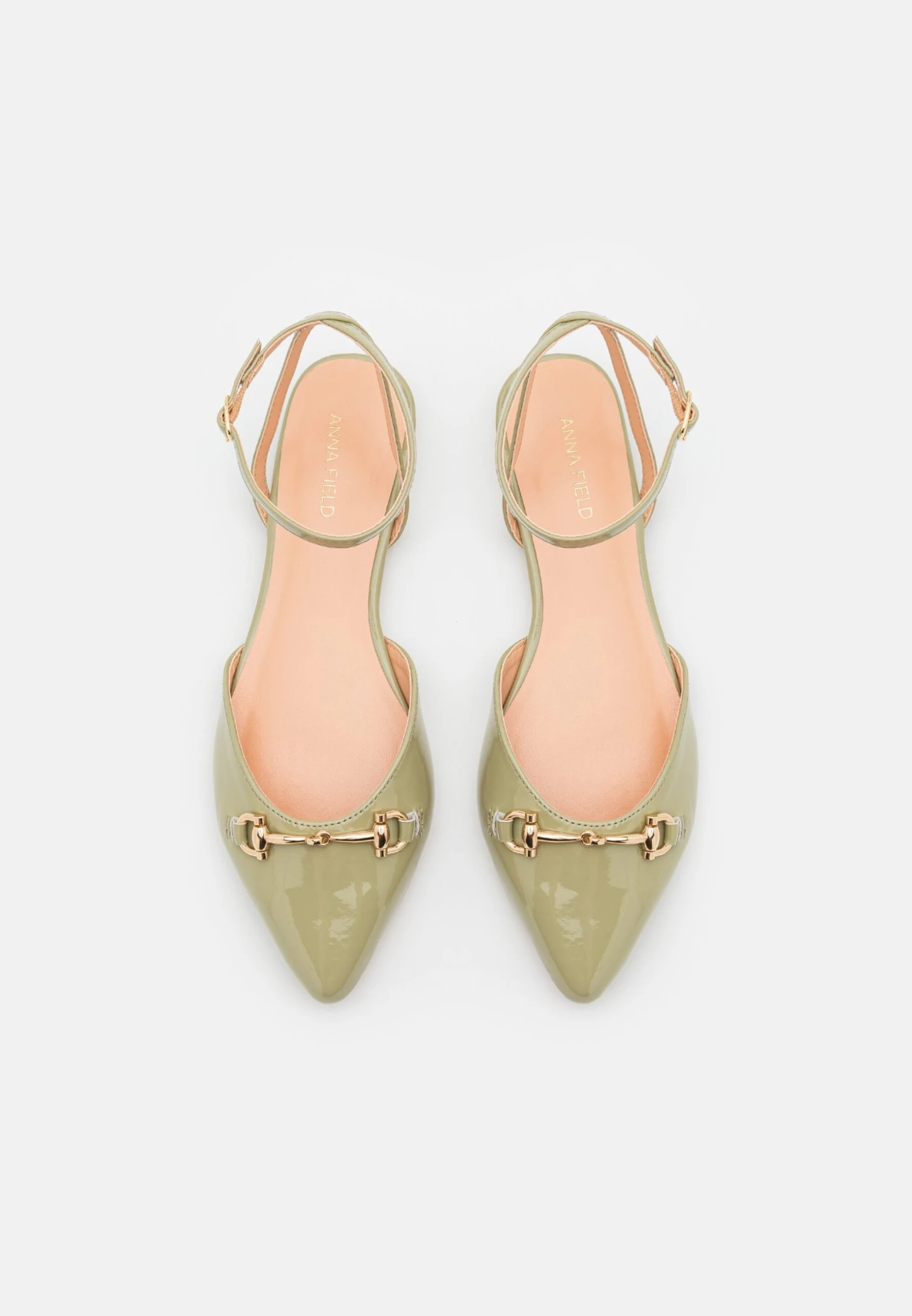 Anna Field Ballerina'S Met Enkelbandjes - Khaki 8 Anna Field Ballerina'S Met Enkelbandjes - Khaki - Afbeelding 6