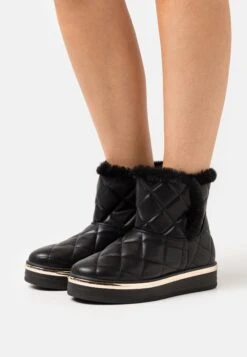 Anna Field Winter Boot - Enkellaarsjes Met Plateauzool - Black