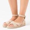 Anna Field Leather - Sandalen Met Plateauzool - Beige 2 Anna Field Leather - Sandalen Met Plateauzool - Beige -Anna Field e3f656cf96bf4a54aac777a3e2990c2b