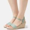 Anna Field Sandalen Met Sleehak - Mint -Anna Field e8ad16354d2148d4bf3062a9853bbfca
