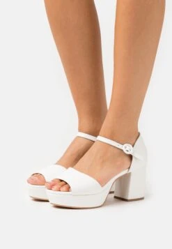Anna Field Sandalen Met Plateauzool - White