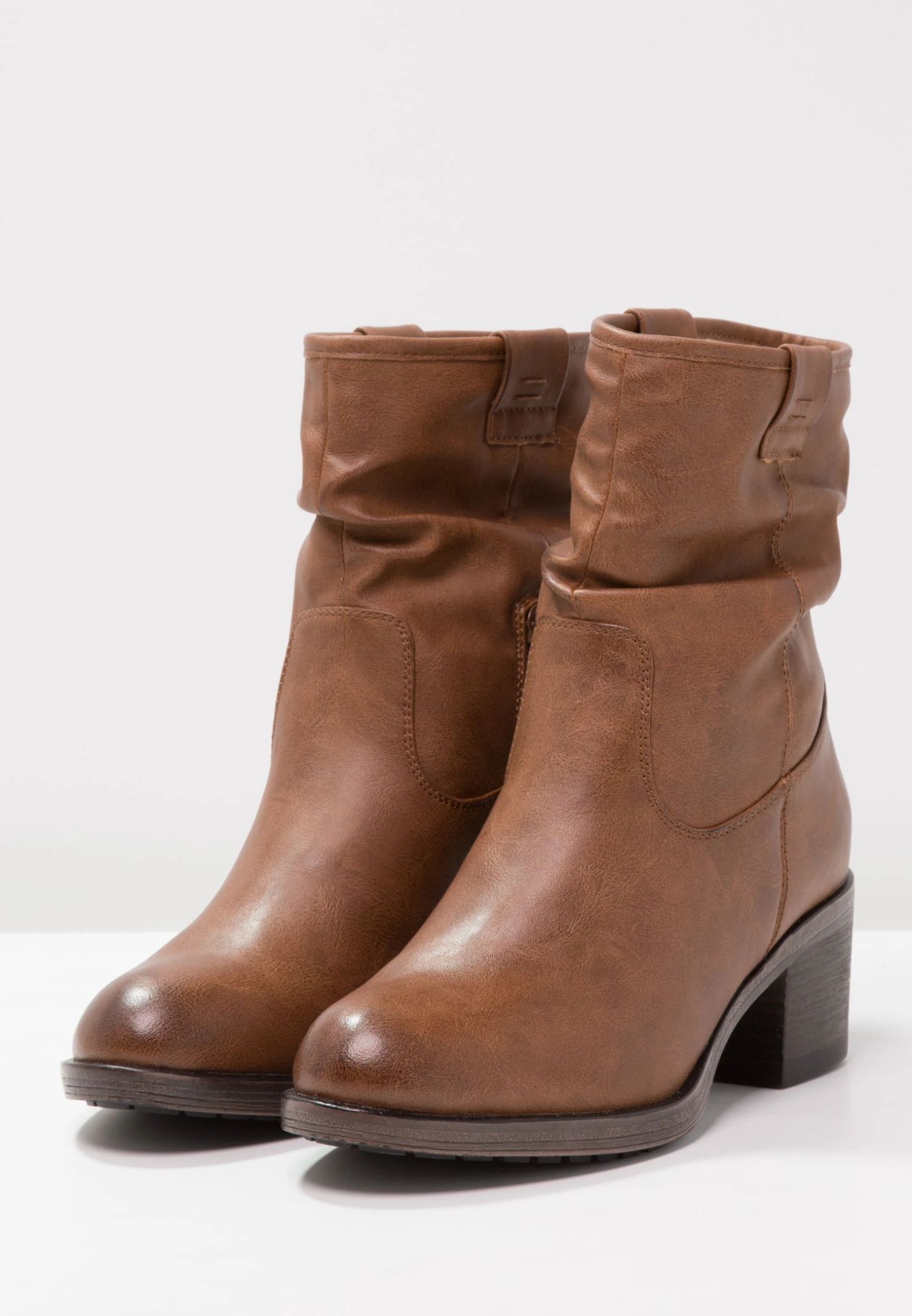 Anna Field Winter Boot - Korte Laarzen - Cognac 6 Anna Field Winter Boot - Korte Laarzen - Cognac - Afbeelding 4