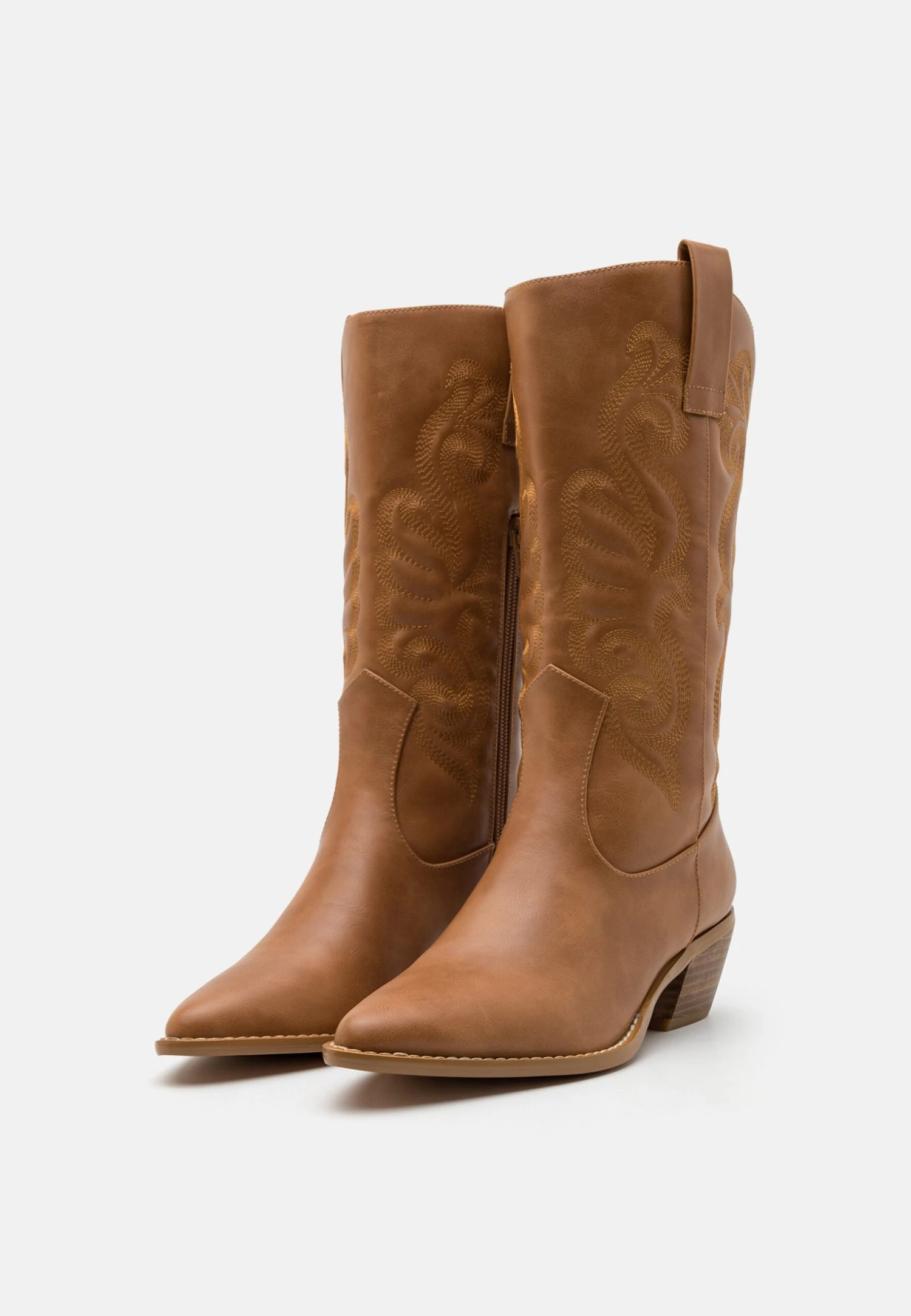 Anna Field Cowboy-/Bikerlaarzen - Cognac 5 Anna Field Cowboy-/Bikerlaarzen - Cognac - Afbeelding 3