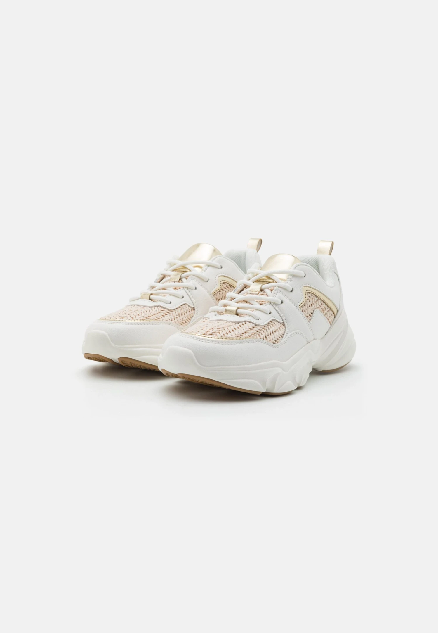 Anna Field Sneakers Laag - White/Gold 5 Anna Field Sneakers Laag - White/Gold - Afbeelding 3