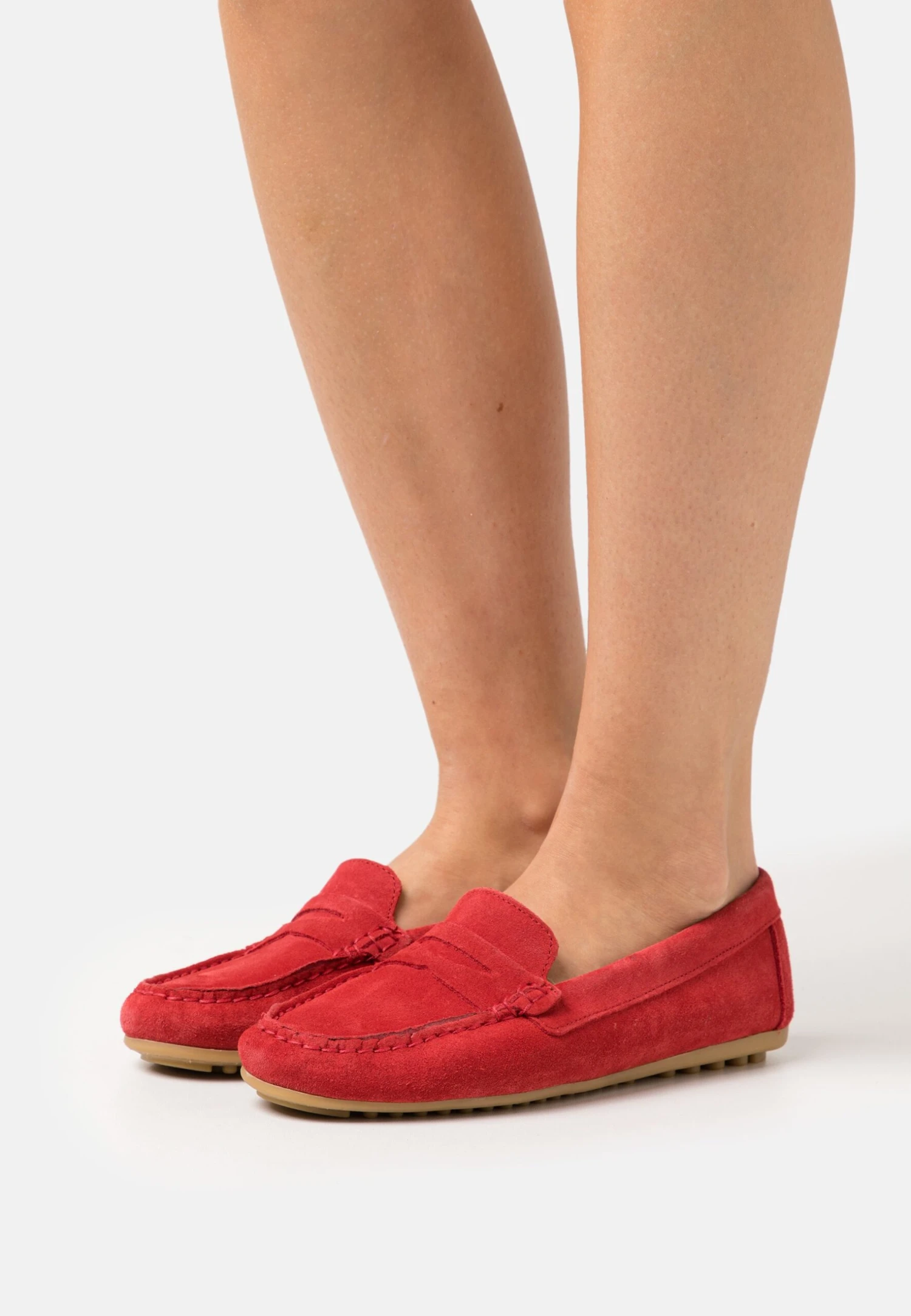 Anna Field Leather- Mocassins - Red 3 Anna Field Leather- Mocassins - Red