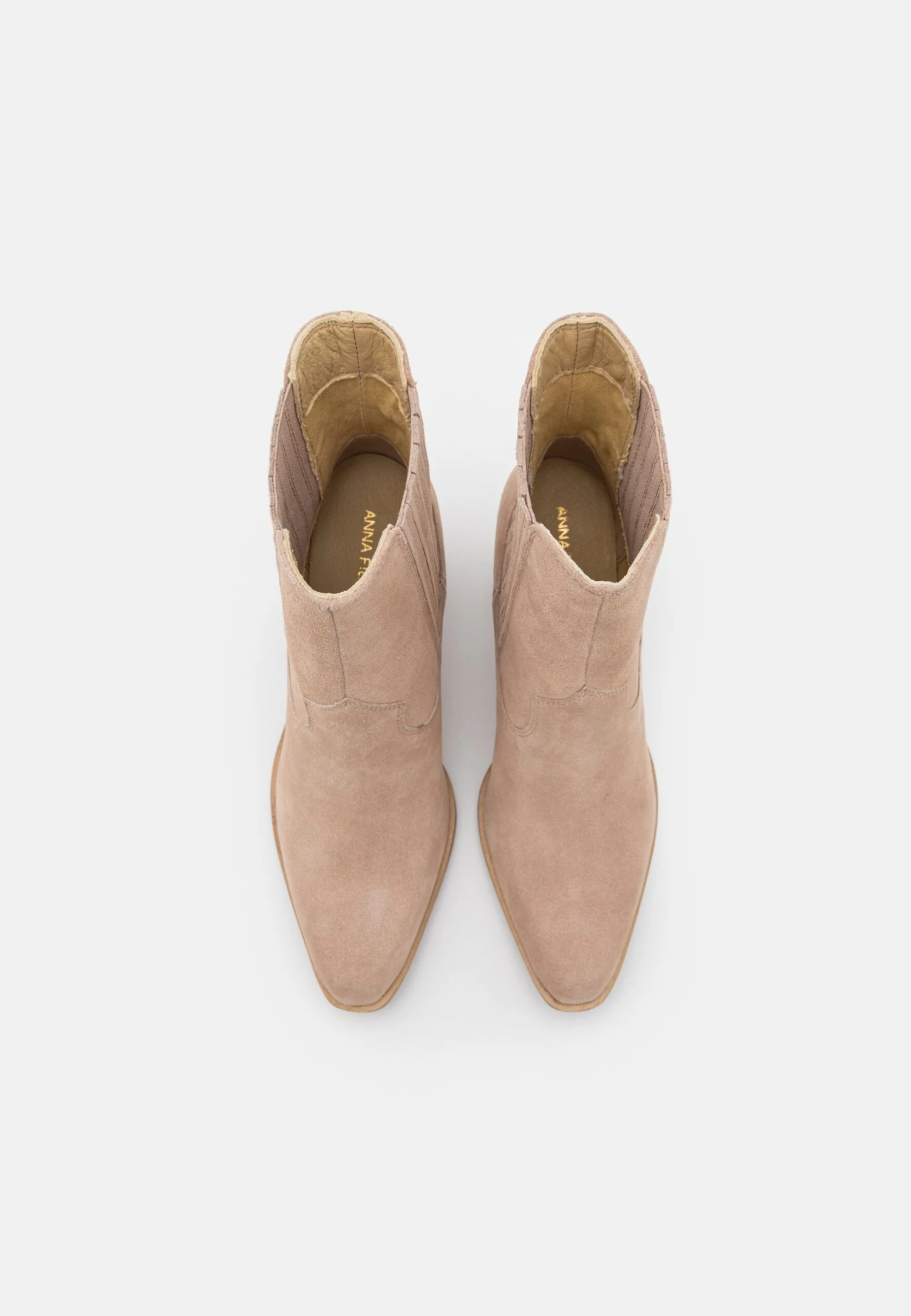 Anna Field Leather - Cowboy-/Bikerlaarsjes - Beige 8 Anna Field Leather - Cowboy-/Bikerlaarsjes - Beige - Afbeelding 6